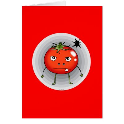 Angry Tomato Cartoon