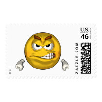 Angry - toon postage stamps