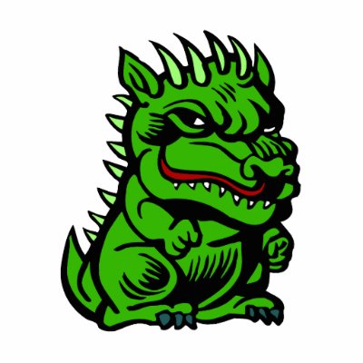 Angry Troll Dragon Acrylic Cut Outs by dragons_lair