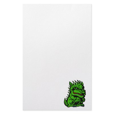 Angry Troll Dragon Customized Stationery by dragons_lair