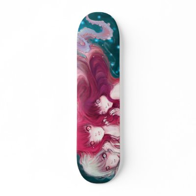 Angry Universe Skateboard by camilladerrico