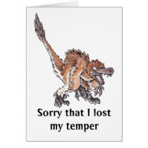 Angry Velociraptor cards