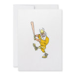 Angry Viking Baseball Player Custom Invitation