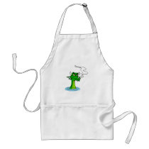 Angry Water Dragon Apron