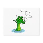 Angry Water Dragon Post Card