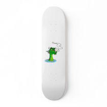 Angry Water Dragon Custom Skate Board