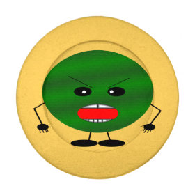 Angry Watermelon Pack Of Small Button Covers
