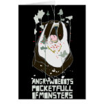 Angry Woebots "Pocket Full of Monsters" Greeting Cards