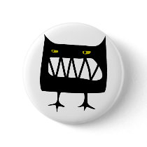 Angry Wossum Pinback Button