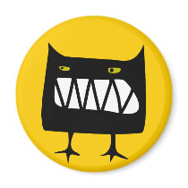 Angry Wossum Refrigerator Magnets