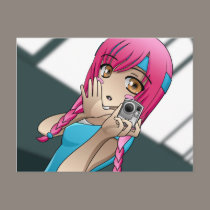 Angsty Momo Postcard postcards