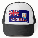 Anguilla anguillan flag souvenir hat