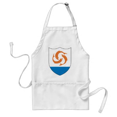 Anguilla Coat of arm  AI Aprons by tflags