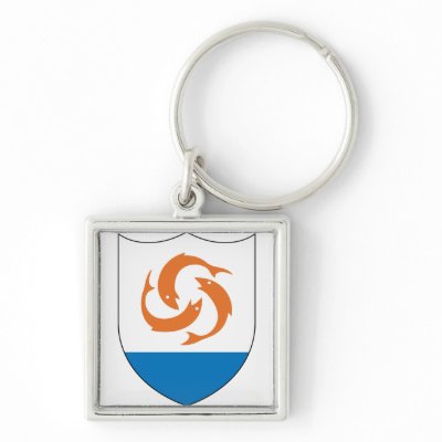 Anguilla Coat of arm  AI Key Chains by tflags