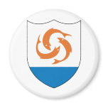Anguilla Coat of arm  AI Magnet