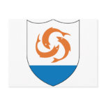 Anguilla Coat of arm  AI Post Cards