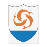 Anguilla Coat of arm  AI Post Card