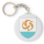 Anguilla Coat of Arms detail Key Chain