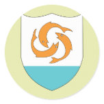 Anguilla Coat of Arms detail Sticker
