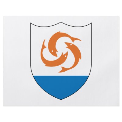 Anguilla Coat of Arms Flyer Design by flagshirts