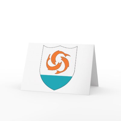 Anguilla Coat of Arms Greeting Card by FlagTshirts