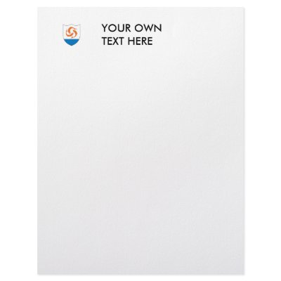 Anguilla Coat of Arms Letterhead by flagshirts