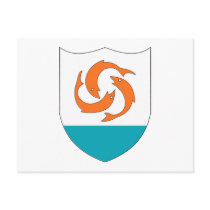 Anguilla Coat of Arms Postcard postcards