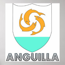 Anguilla Coat of Arms Poster