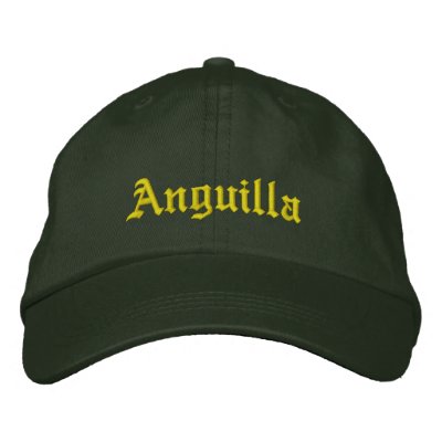 Anguilla Custom Hat Baseball Cap by Rep_Ya_Hood