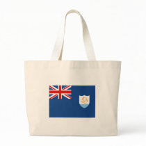 Anguilla Flag Canvas Bags