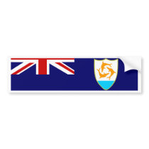 Anguilla Flag Bumper Stickers