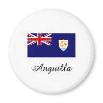 Anguilla Flag Design magnets