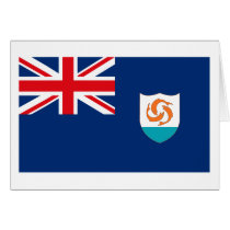 Anguilla Flag Greeting Card cards