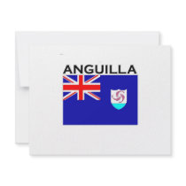 Anguilla Flag Personalized Invitations