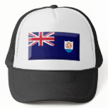 Anguilla Flag Jewel Trucker Hat
