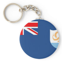 Anguilla Flag Key Chain