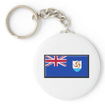 Anguilla Flag Key Chains