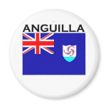 Anguilla Flag Fridge Magnet