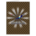 Anguilla Flag Map 2.0 Cards