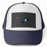 Anguilla flag map hats