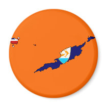 Anguilla flag map magnets