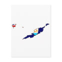 Anguilla flag map postcards by FlagStore Anguilla flag map postcards