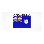 Anguilla Flag Personalized Photo Card