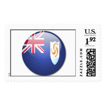 anguilla flag postage