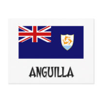 Anguilla Flag Post Card