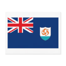 Anguilla Flag Postcard postcards