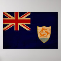 Anguilla Flag Poster