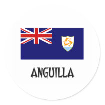 Anguilla Flag Stickers
