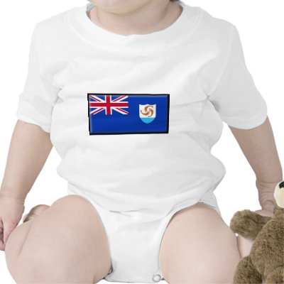 Anguilla Flag Tee Shirt by jacinto888