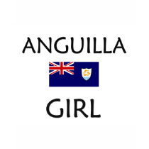 ANGUILLA GIRL t-shirts by flagshirt ANGUILLA GIRL t-shirts